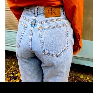 Calvin Klein high waisted jeans